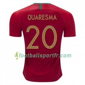 Tenue Portugal Quaresma 20 Domicile Coupe du monde 2018 Maillot de Foot